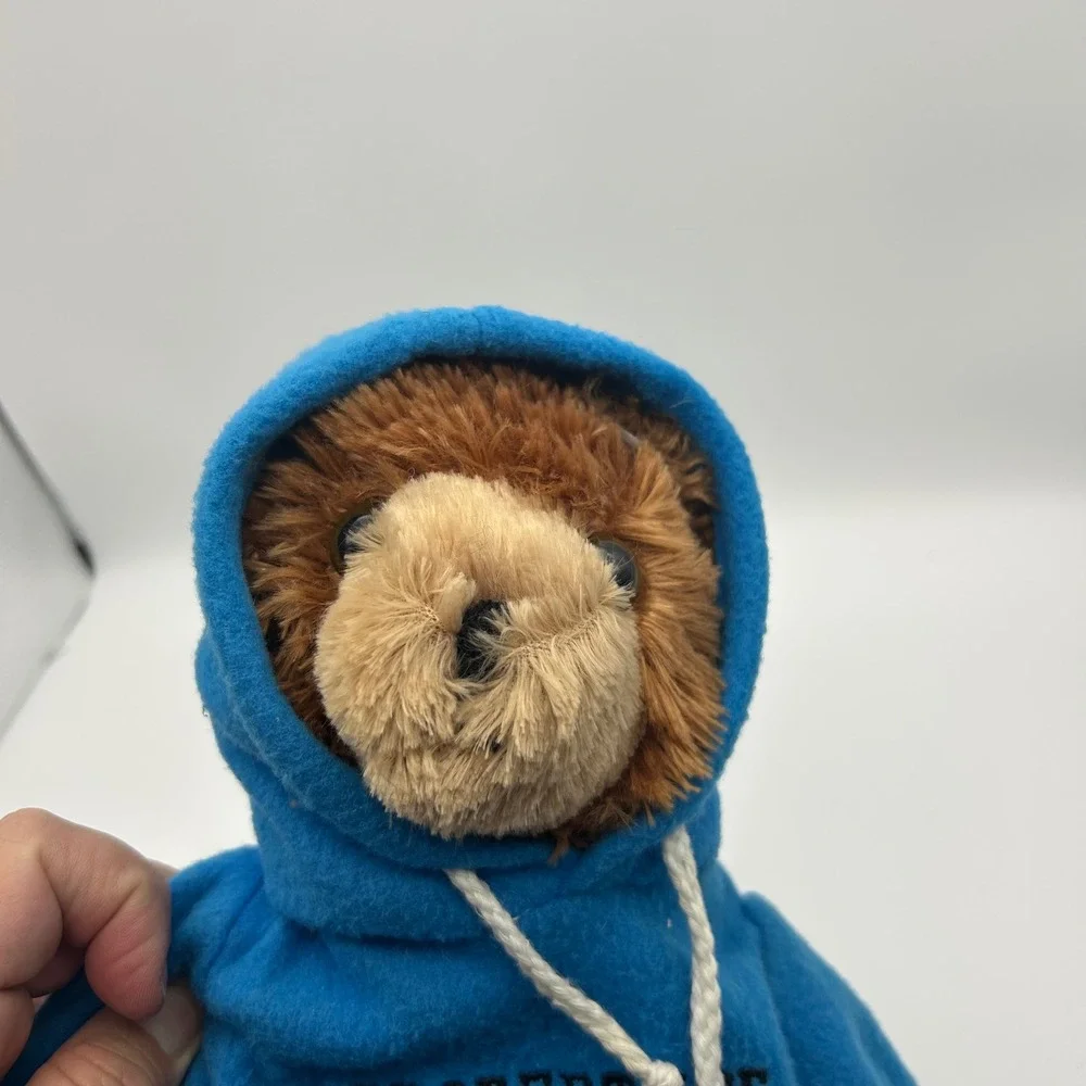 Carolina‎ Panthers Teddy Bear Plush Blue Hoodie XXL Logo Stuffed Animal Kids Toy